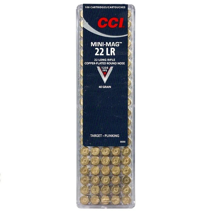 CCI Mini-Mag .22 LR 40 gr High Velocity Rimfire