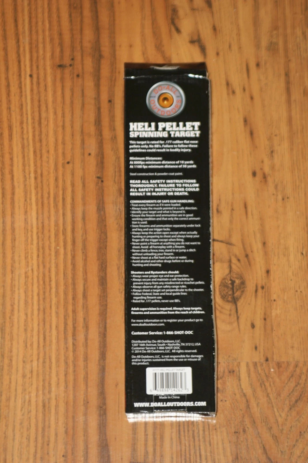 Do-All-Outdoors Heli Pellet Spinning Target – .177 Pellet Reactive Target