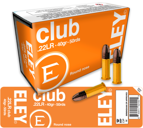 ELEY Club .22 LR 40 gr Rimfire
