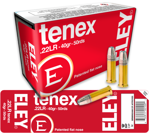 ELEY Tenex .22 LR 40 gr Match Rimfire