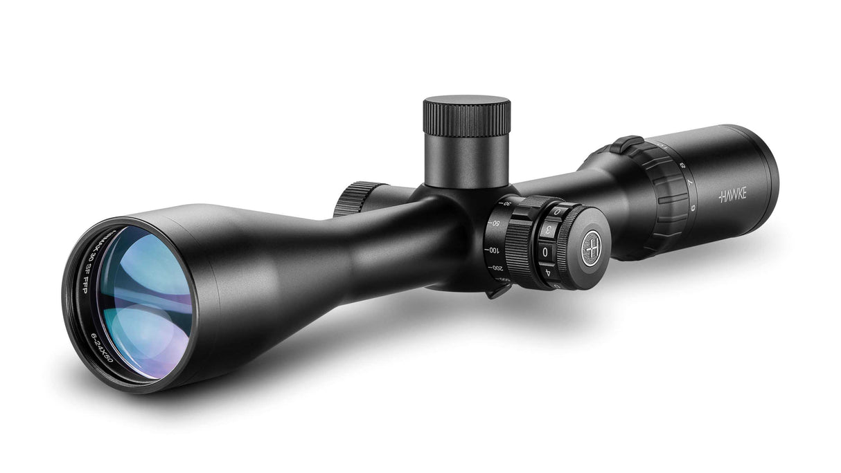 Hawke Airmax 30 FFP SF 6-24×50 AMX IR Reticle Riflescope