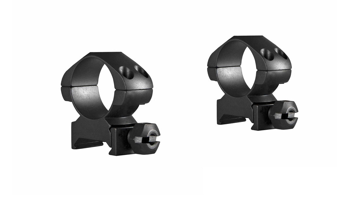 Hawke Precision Steel Ring Mounts 1″ 2-Piece Weaver Medium