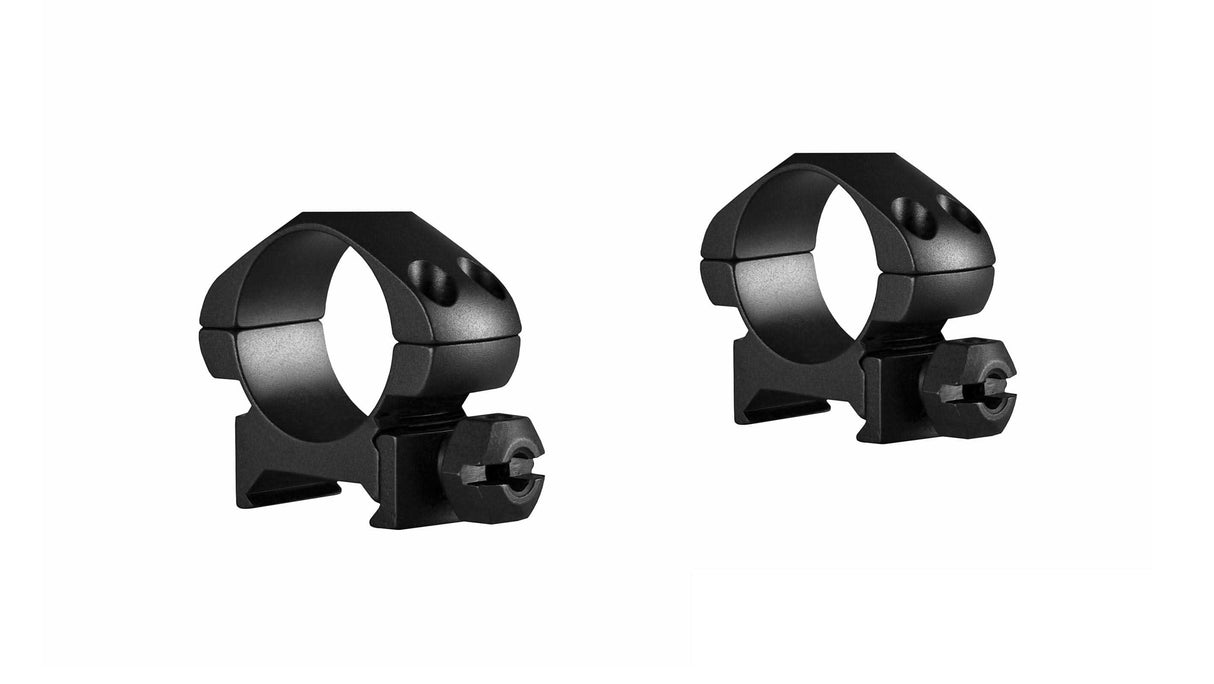 Hawke Precision Steel Ring Mounts – 1″ 2-Piece Weaver Low