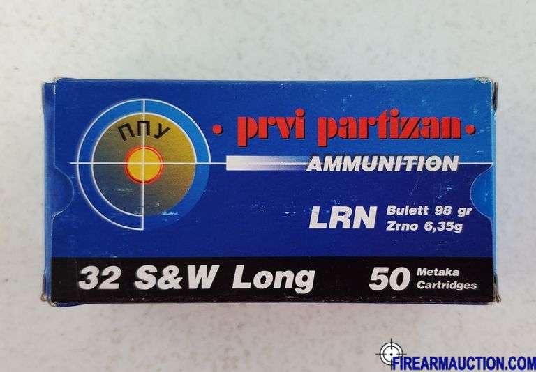 PPU .32 S&W Long 98gr LRN Ammunition