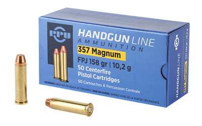 PPU .357 Magnum 158gr JFP Ammunition