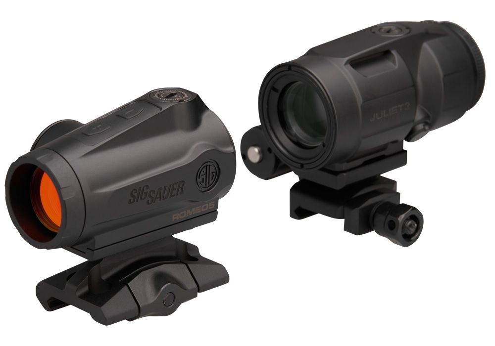 SIG Sauer ROMEO5 Gen II & JULIET3-Micro Combo Kit — Red Dot Sight + Magnifier