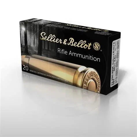 Sellier & Bellot .22-250 Rem 55gr SBT Rifle Ammunition