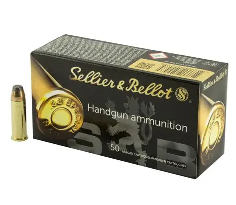 Sellier & Bellot .38 Special 158 gr SJSP Ammunition