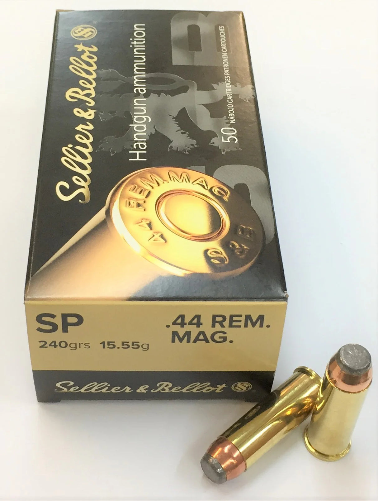 Sellier & Bellot .44 Remington Magnum Semi-Jacketed Soft Point (SP)
