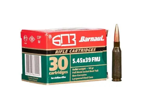 Barnaul 5.45×39mm FMJ Rifle Ammunition
