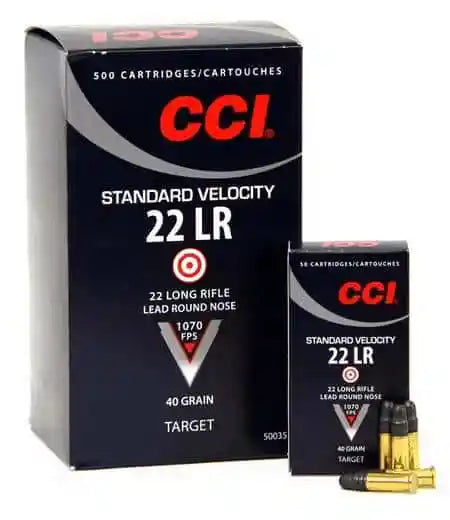 CCI Standard Velocity .22 LR 40 gr Rimfire