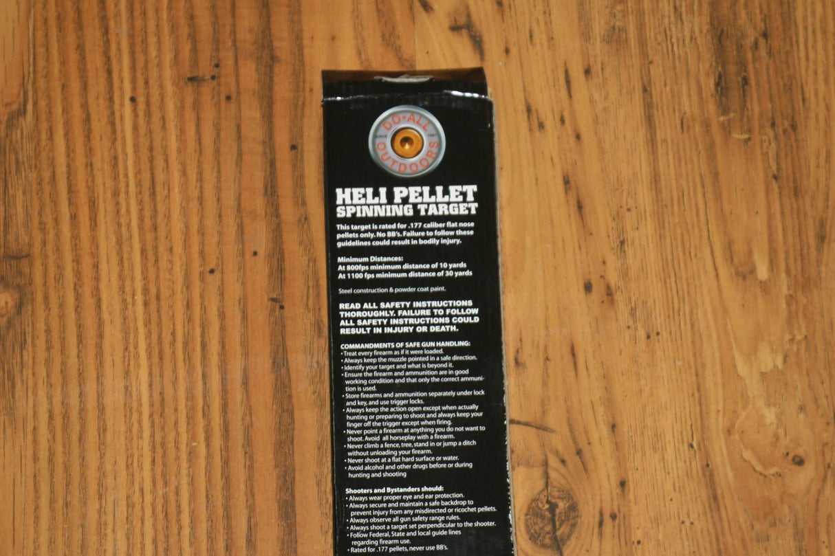 Do-All-Outdoors Heli Pellet Spinning Target – .177 Pellet Reactive Target