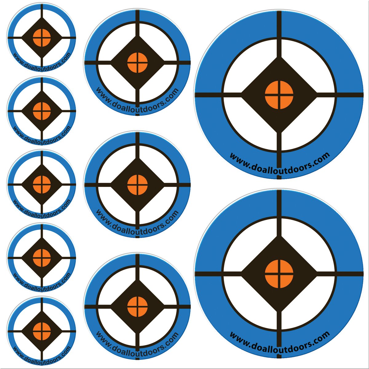 Do-All Outdoors AccuBlue™ Replacement Stickers – 100 Pack