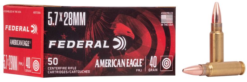 Federal American Eagle 5.7×28mm 40gr FMJ Ammunition