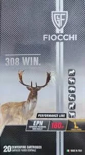 Fiocchi .308 Win 180gr EPN Rifle Ammunition