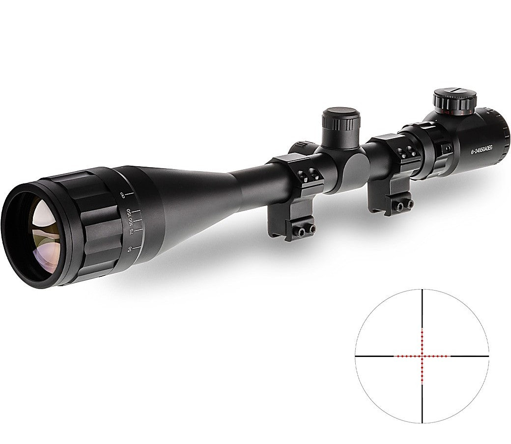 Gamo 6-24×50 AO EG IR Mil-Dot Rifle Scope