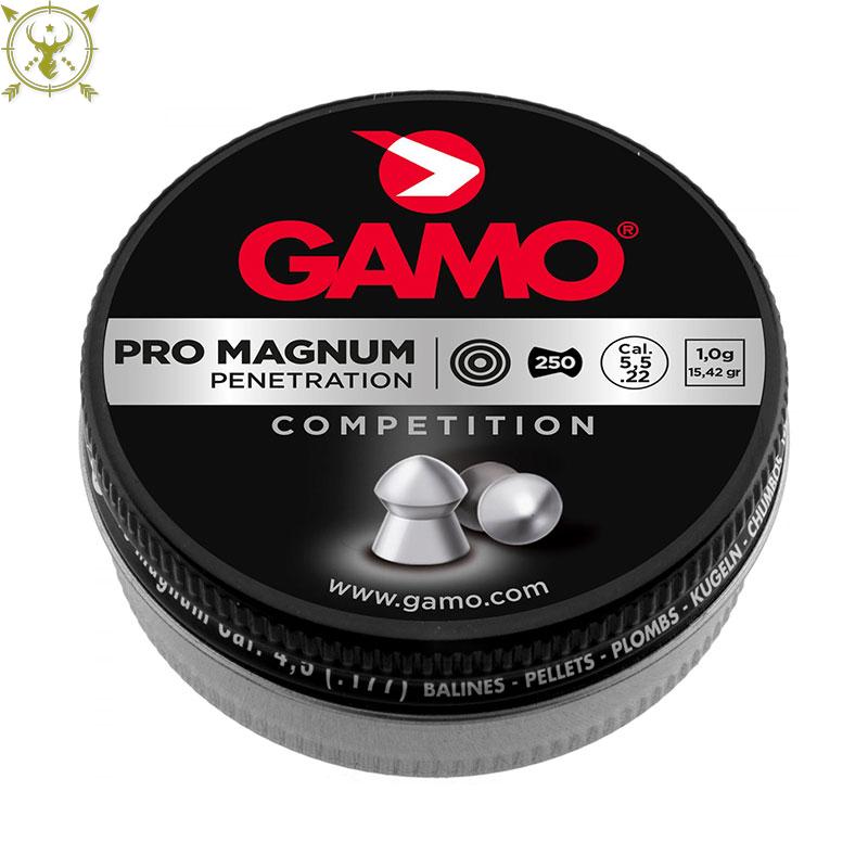 Gamo Pro Magnum .22 Cal 15.43 gr Pointed Pellets