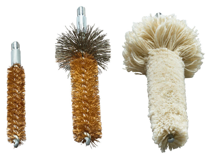 Hoppe’s 3‑Pack Bore | Chamber Brush | Mop Kit