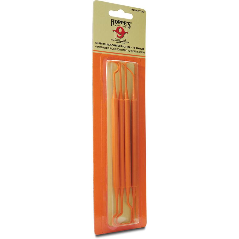 Hoppe’s Gun Cleaning Picks – Precision Nylon Cleaning Tools (4-Pack)
