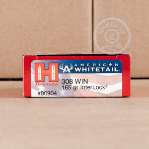 Hornady .308 Win 165gr American Whitetail InterLock SP