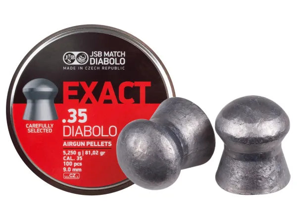 JSB Exact Diabolo .35 Cal 81.02 gr Domed Pellets