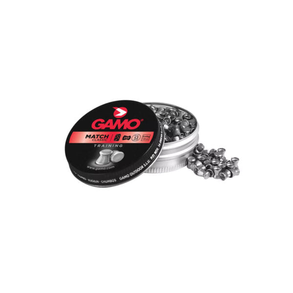 Gamo Match Flat Nose .22 Cal 15.42 gr Wadcutter Pellets