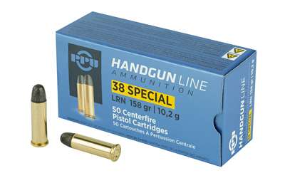 PPU .38 Special 158gr LRN Ammunition
