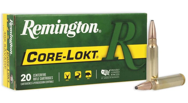Remington Core-Lokt .300 Savage 150gr PSP Ammunition