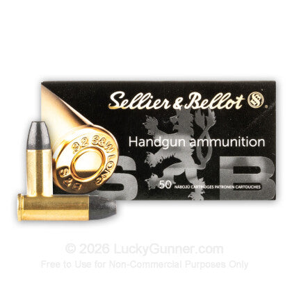 Sellier & Bellot .32 S&W Long 100gr LRN Ammunition