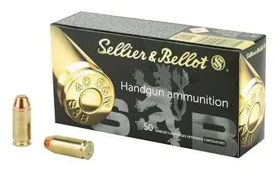 Sellier & Bellot .40 S&W 180gr FMJ Ammunition