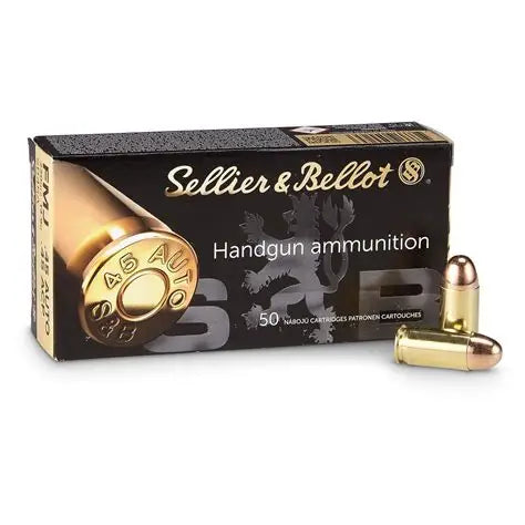 Sellier & Bellot .45 ACP 230gr FMJ Ammunition