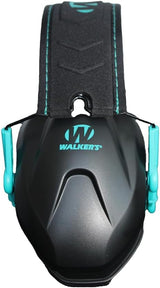 WALKER’S Razor Compact Passive Youth & Women’s Hearing Protection Muff – Teal