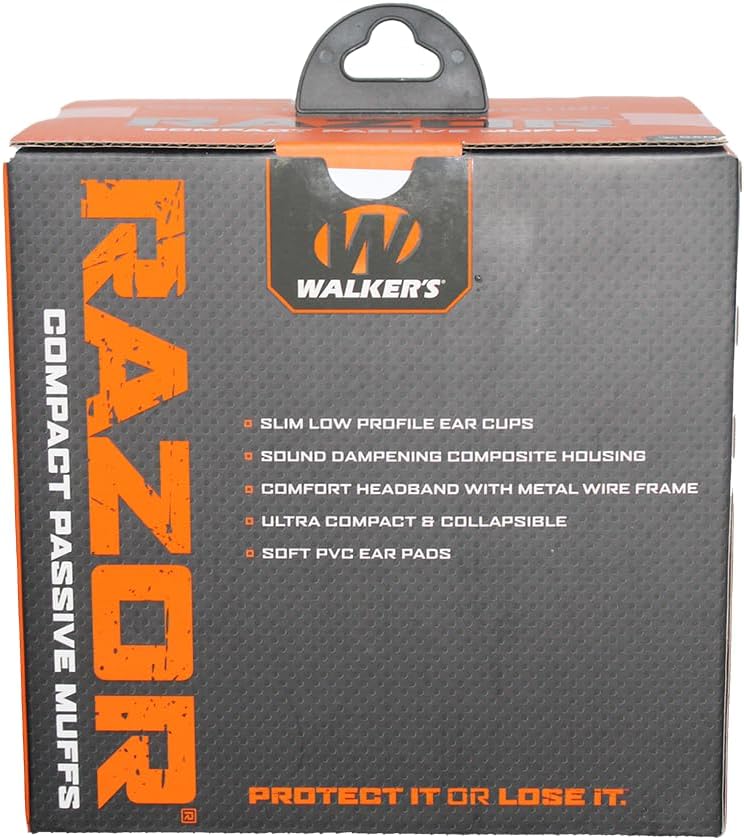 WALKER’S Razor Compact Passive Youth & Women’s Hearing Protection Muff – Teal