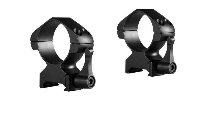 Precision Steel Ring Mounts 30mm Weaver High