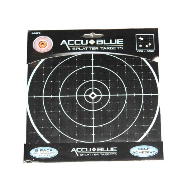 AccuBlue Splatter Target 8" Round 5Pk (ACSP3)